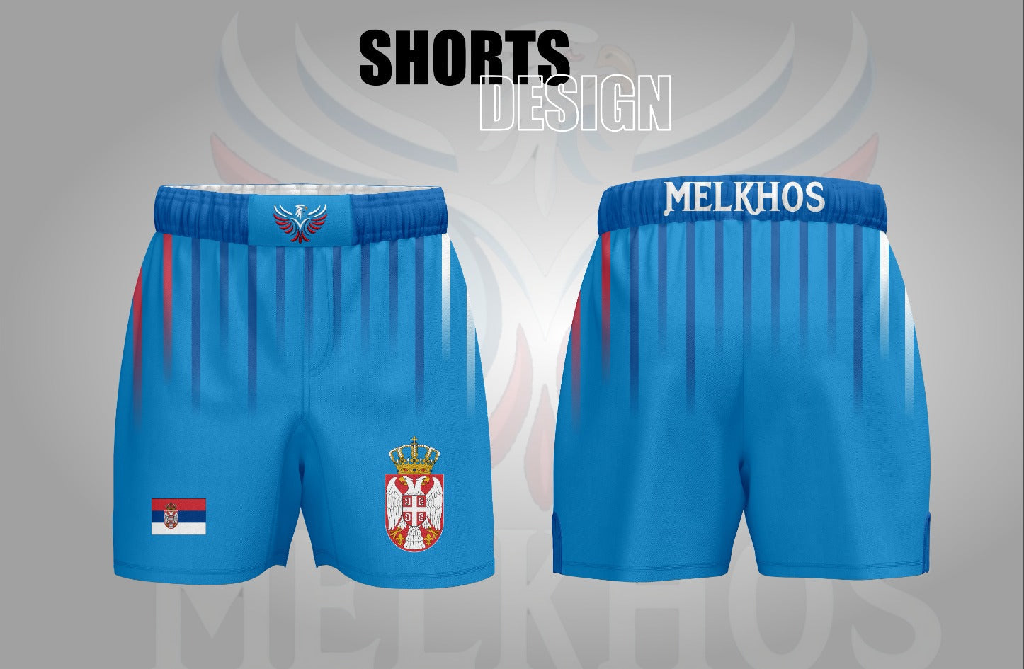Serbia Fight Shorts