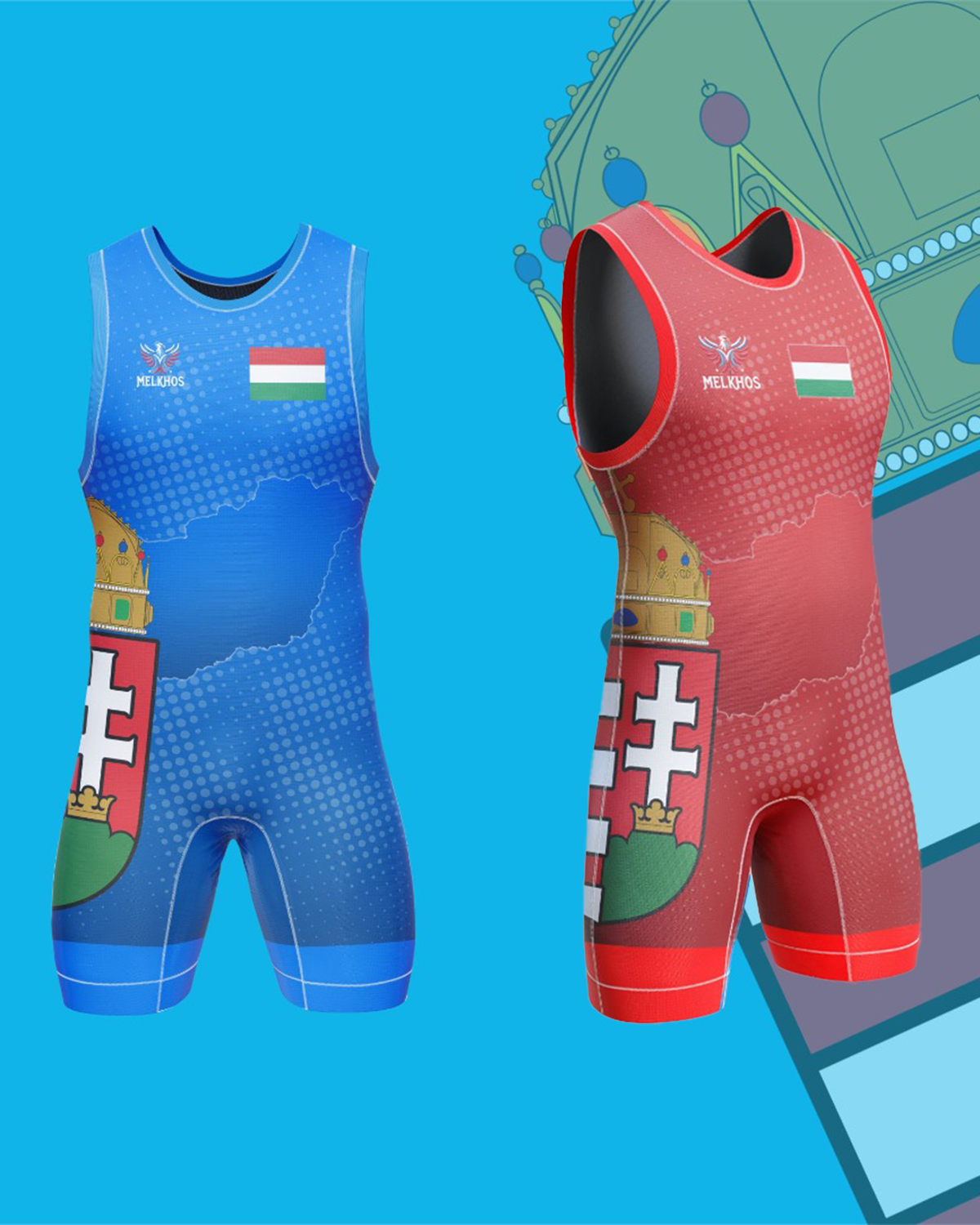 Hungary Singlet Combo
