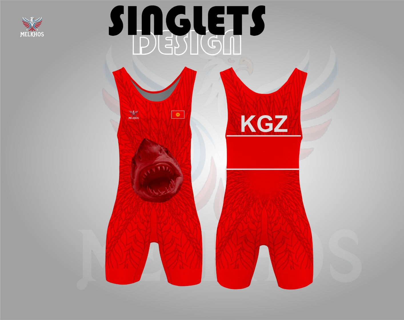Kyrgyzstan Singlet Combo
