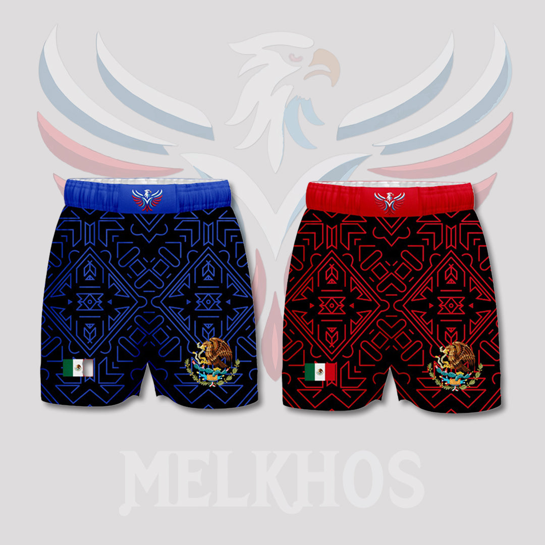 Mexico Black Fight Shorts Combo