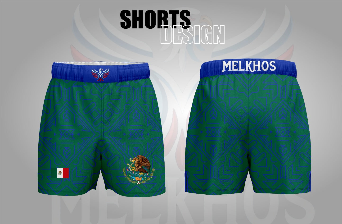 Mexico Green Fight Shorts
