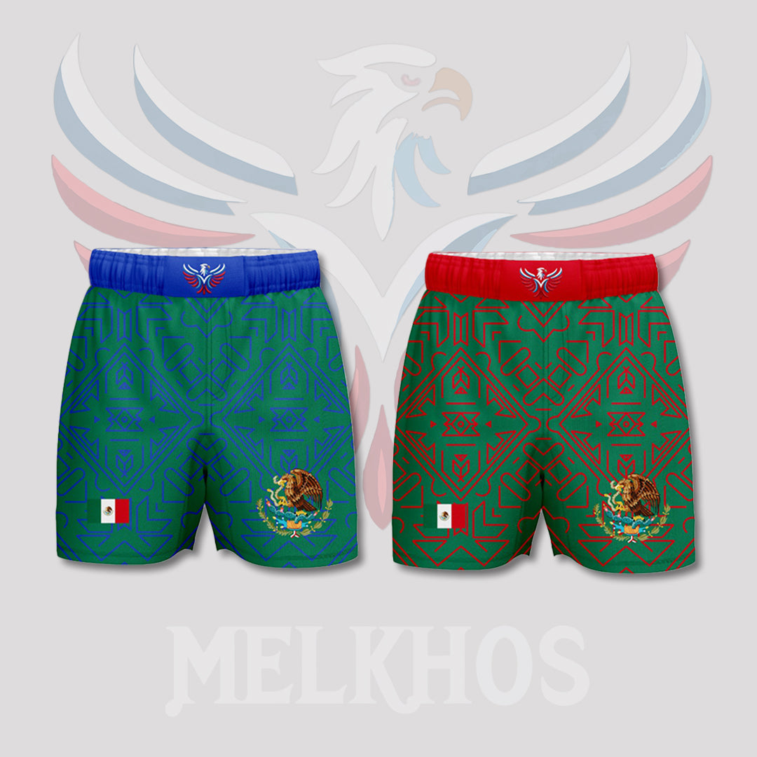 Mexico Green Fight Shorts Combo