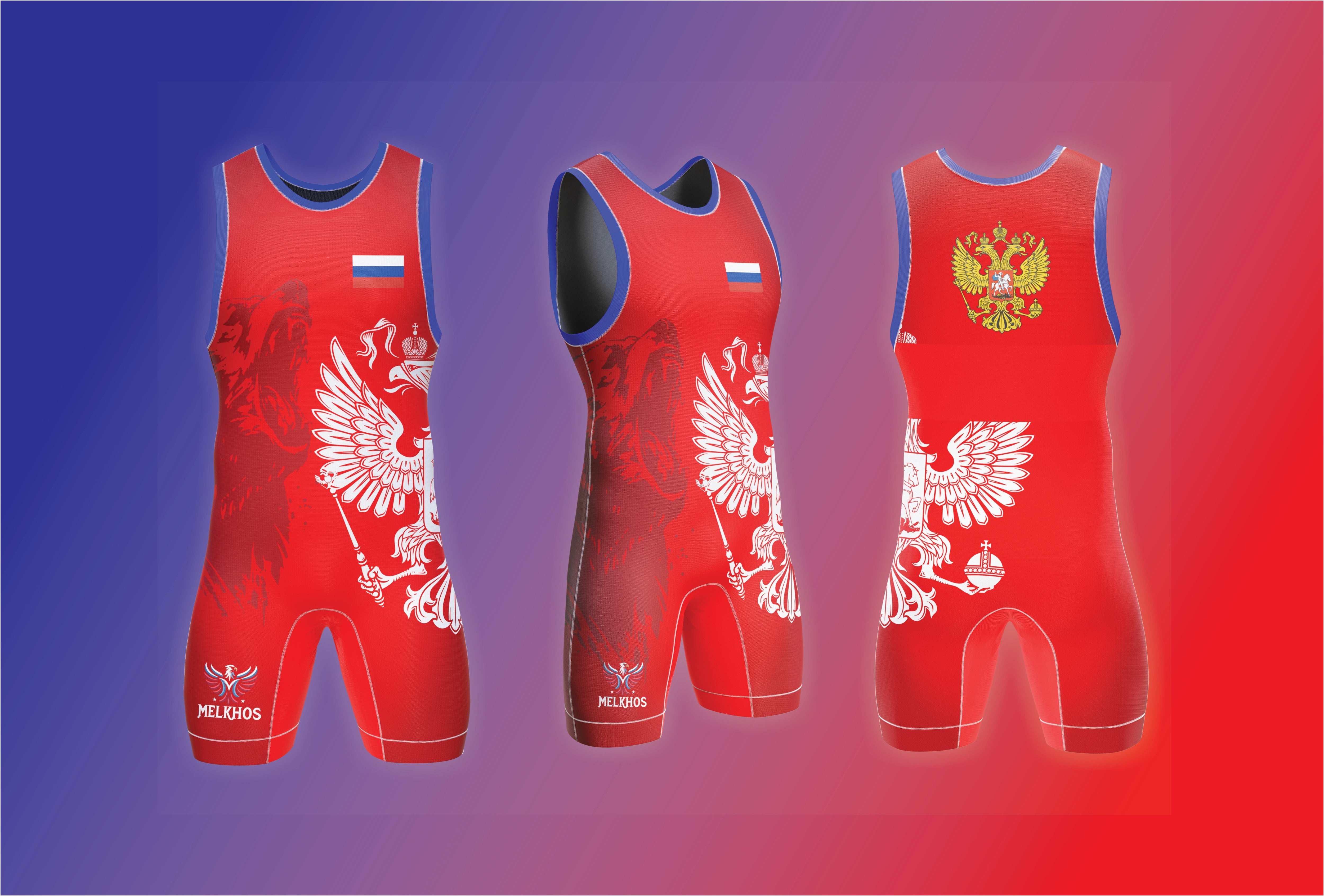 Russia Singlet Combo