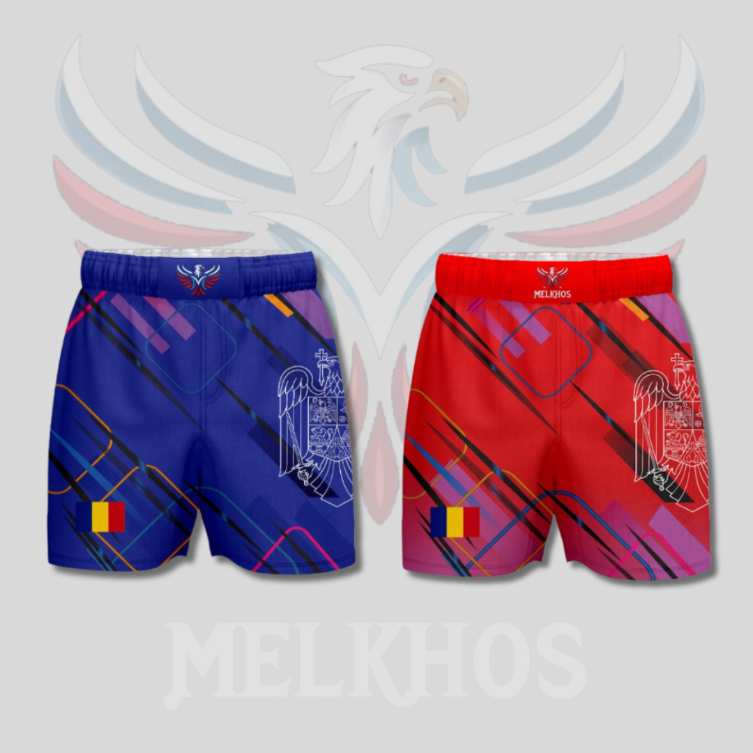 Romania Fight Shorts Combo