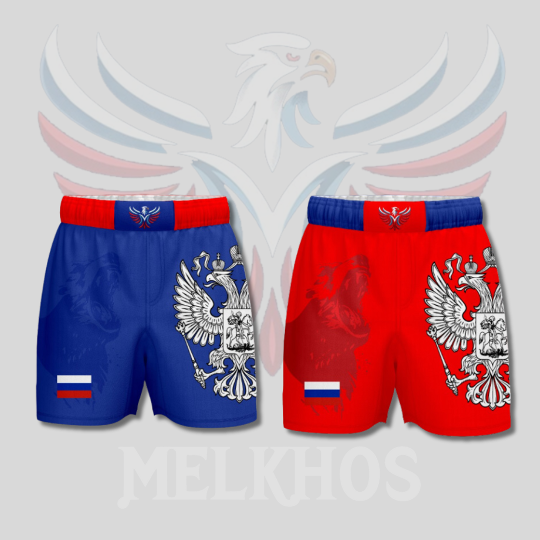 Russia Fight Shorts Combo