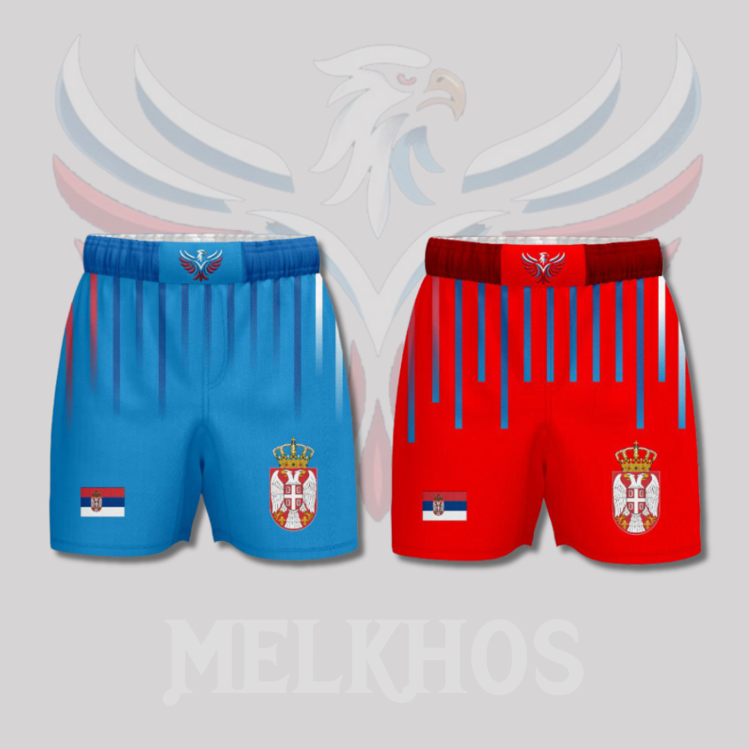 Serbia Fight Shorts Combo