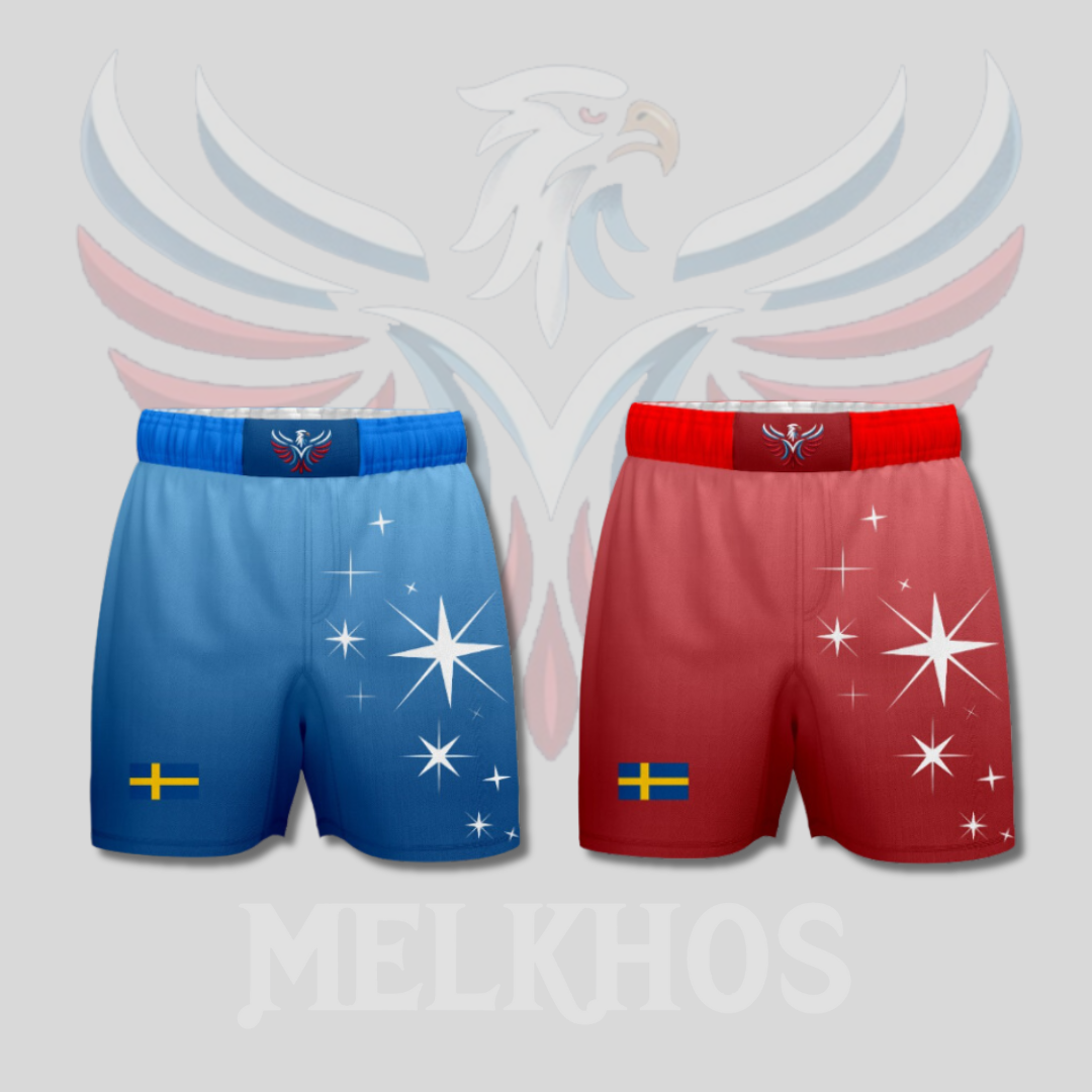 Sweden Fight Shorts Combo