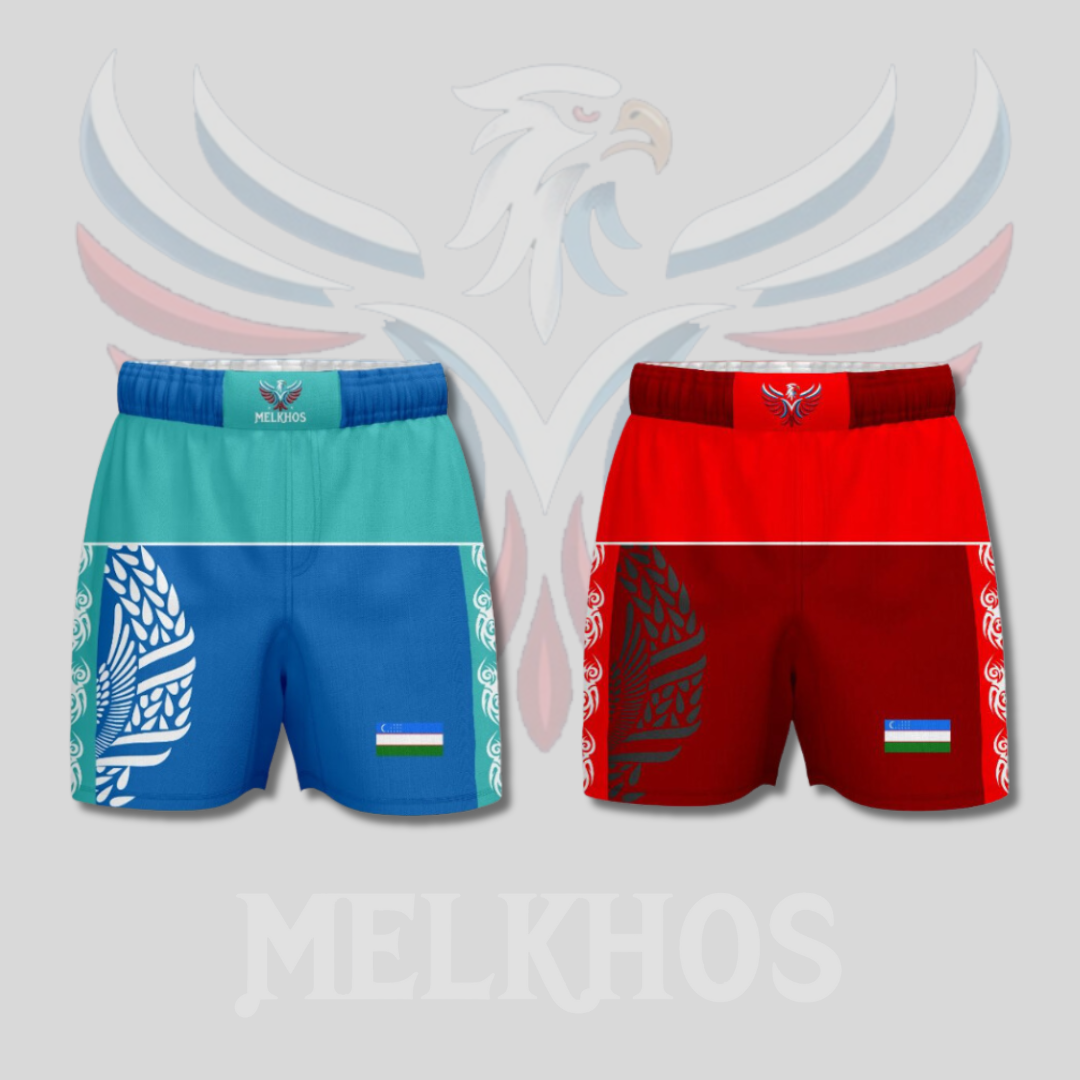 Uzbekistan Fight Shorts Combo