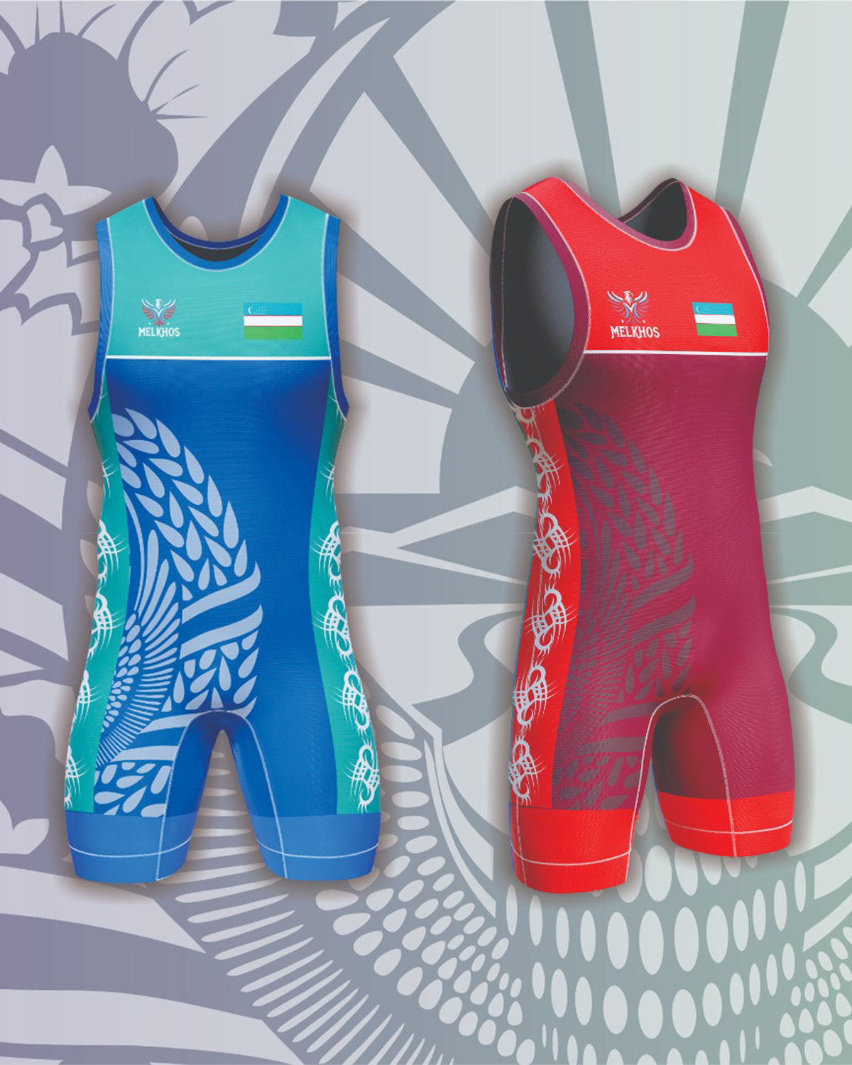 Uzbekistan Singlet Combo